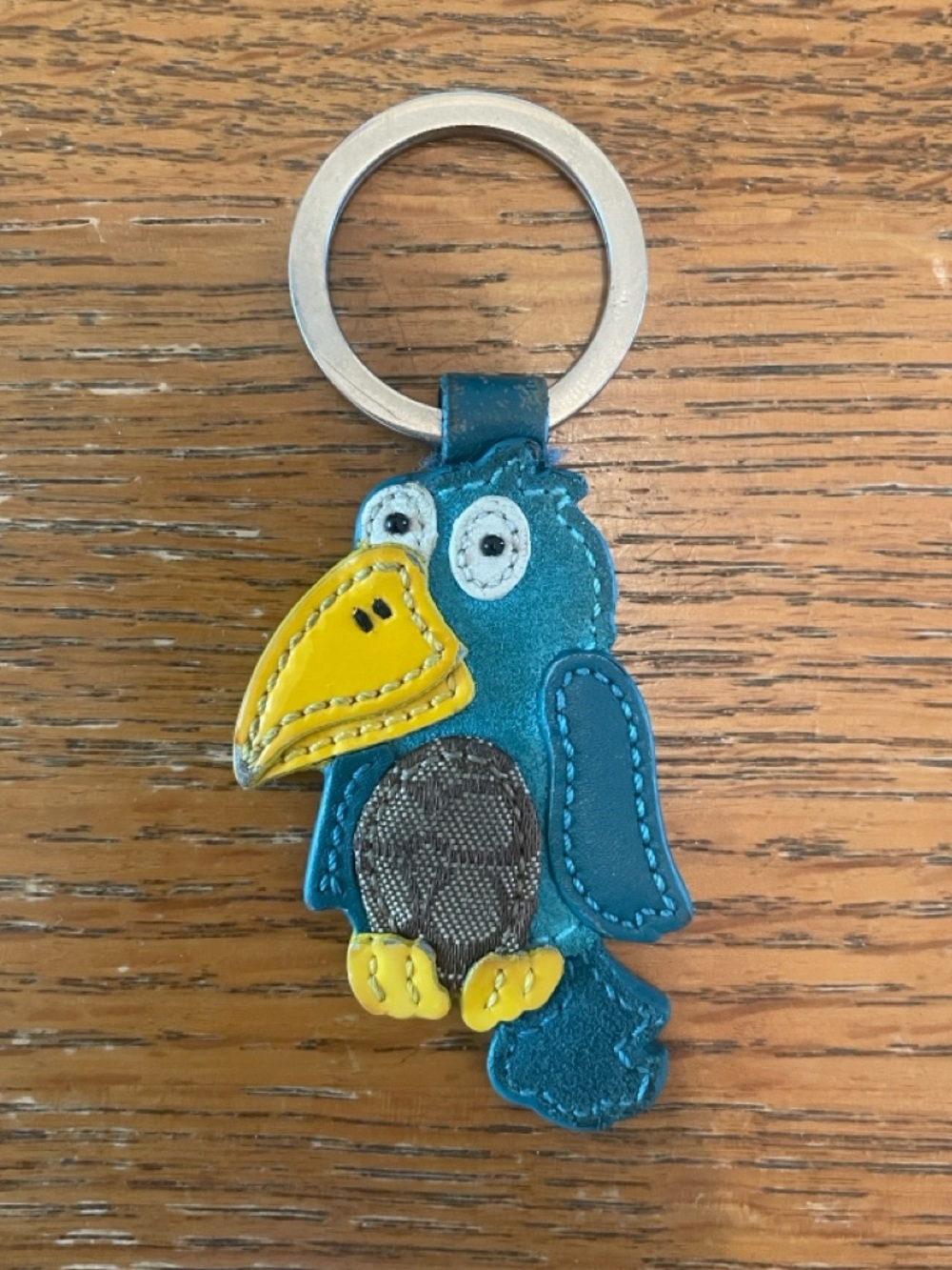 Vintage Coach Toucan Keychain